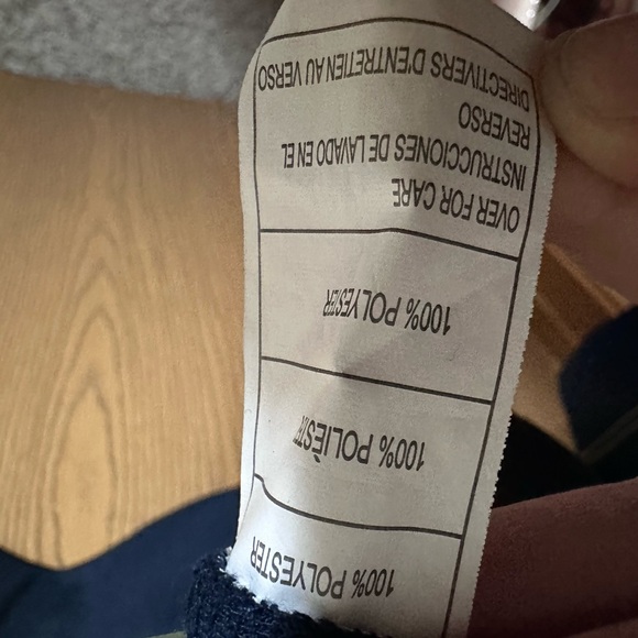 Michigan Wolverines Jacket Mens 2XL Blue Yellow Full Zip Track Foot Locker - Picture 5 of 6